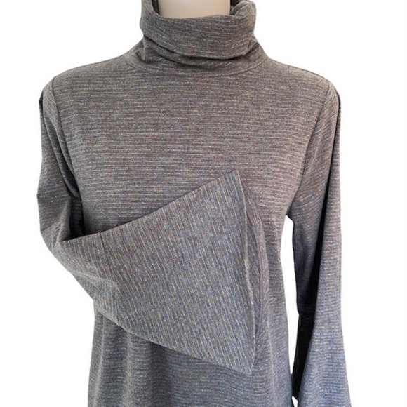 Anthropologie Postmark Liz Rainbow Shimmer Turtleneck - Picture 7 of 10